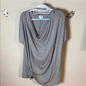 Jaclyn Smith collection Grey Top size XL